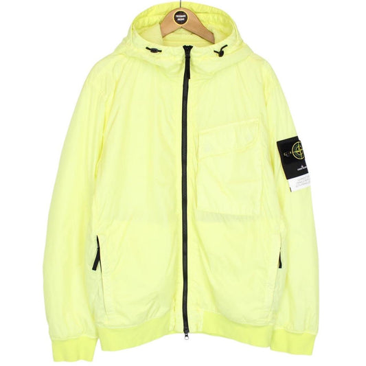 Stone Island AW 2022 Yellow Garment Dyed Crinkle Reps Primaloft TC Jacket
