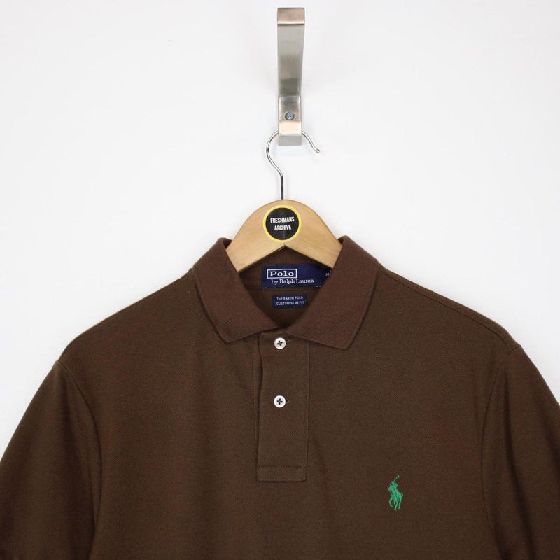 Polo Ralph Lauren Brown Short Sleeve The Earth Polo Shirt