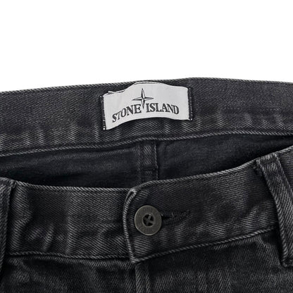 Stone Island Black Slim Fit Denim Jeans