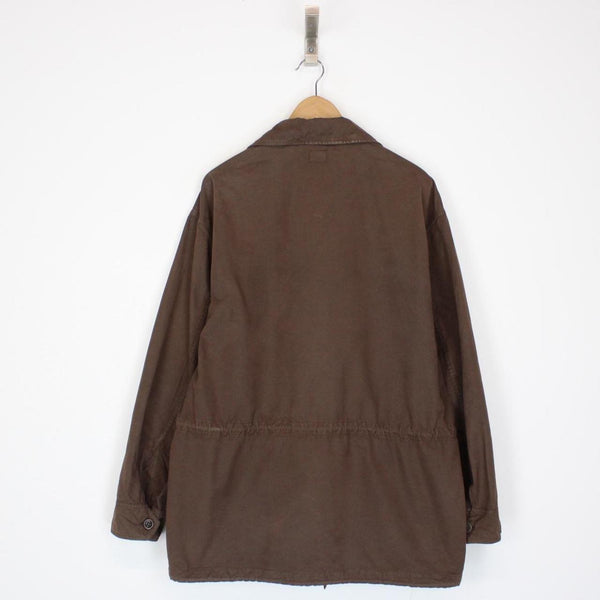 Vintage CP Company SS 1993 Brown Cotton Multi Pocket Field Jacket