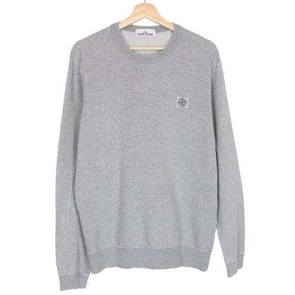 Stone Island AW 2016 Grey Cotton Compass Sweatshirt Jumper