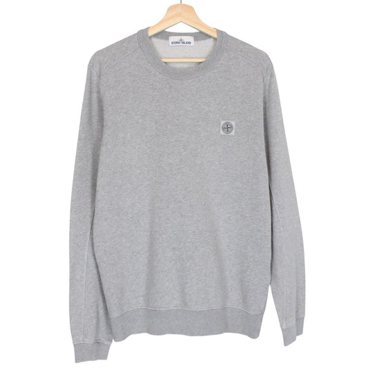 Stone Island AW 2016 Grey Cotton Compass Sweatshirt Jumper