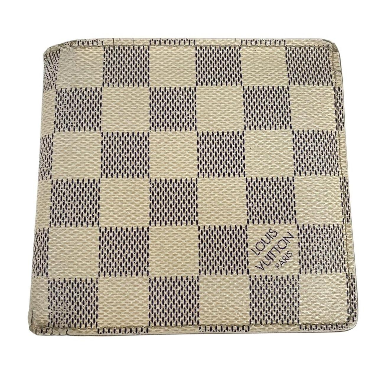 Louis Vuitton Marco Damier Azur Monogram Leather Wallet