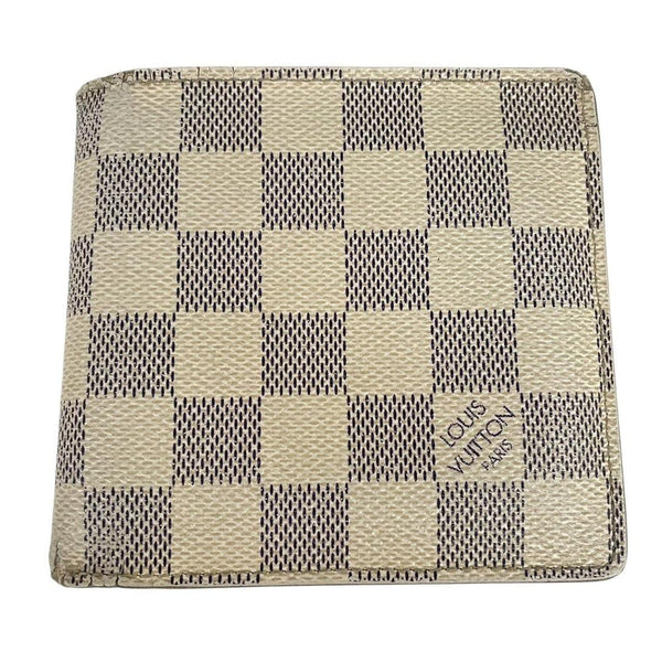 Louis Vuitton Marco Damier Azur Monogram Leather Wallet
