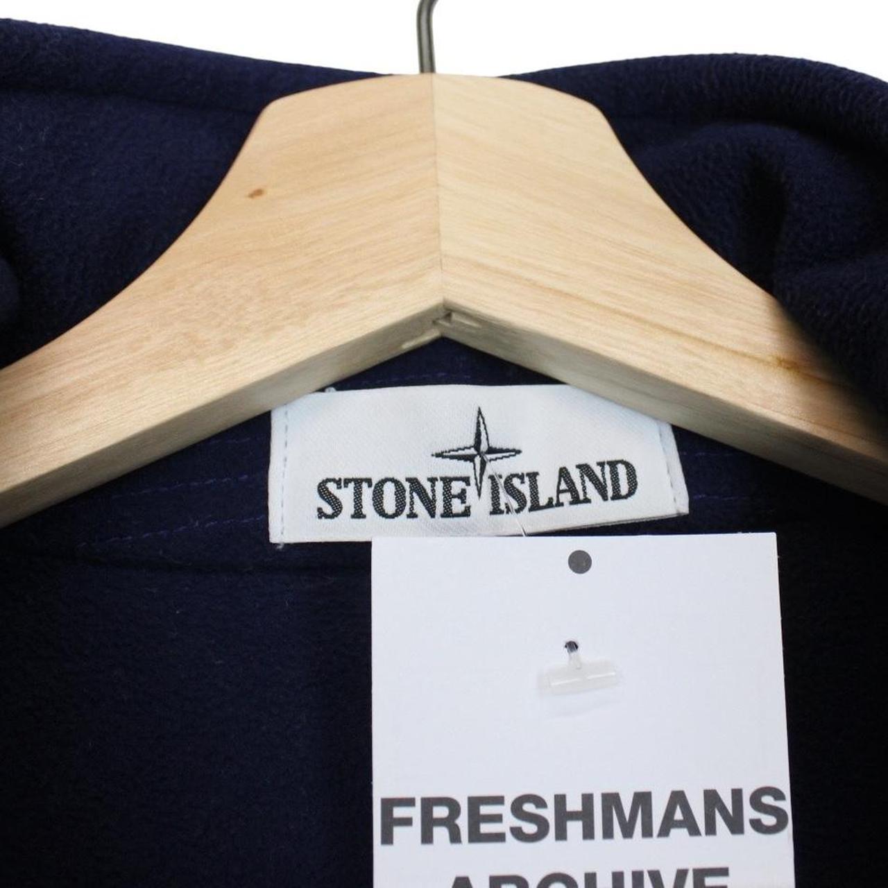 Stone Island AW 2018 Navy Blue Full Zip Soft Shell-R Jacket