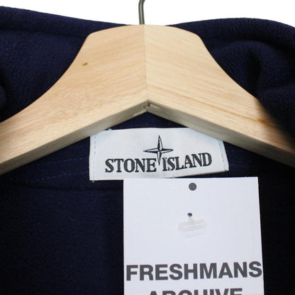 Stone Island AW 2018 Navy Blue Full Zip Soft Shell-R Jacket
