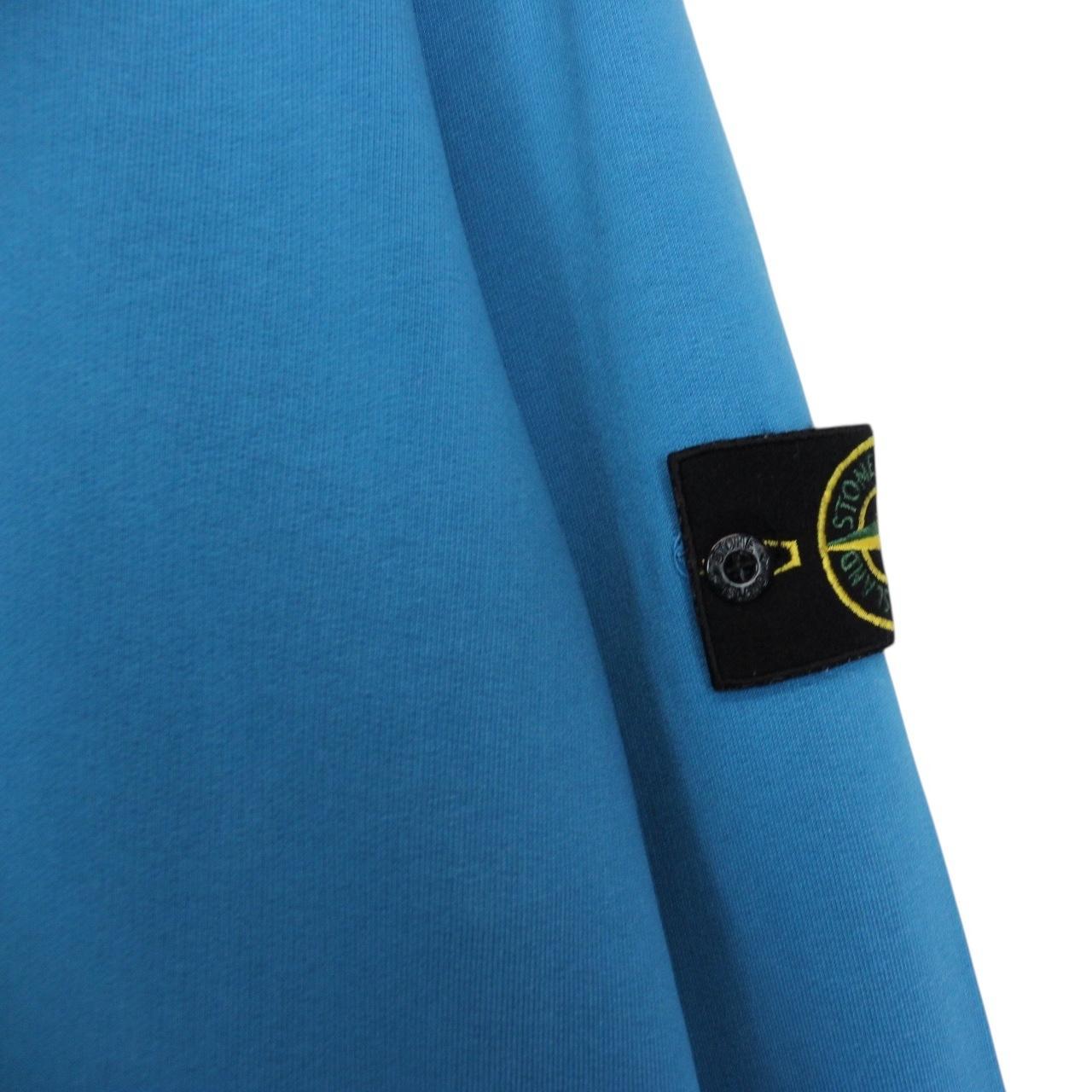 Stone Island SS 2018 Blue Cotton Sweatshirt Jumper