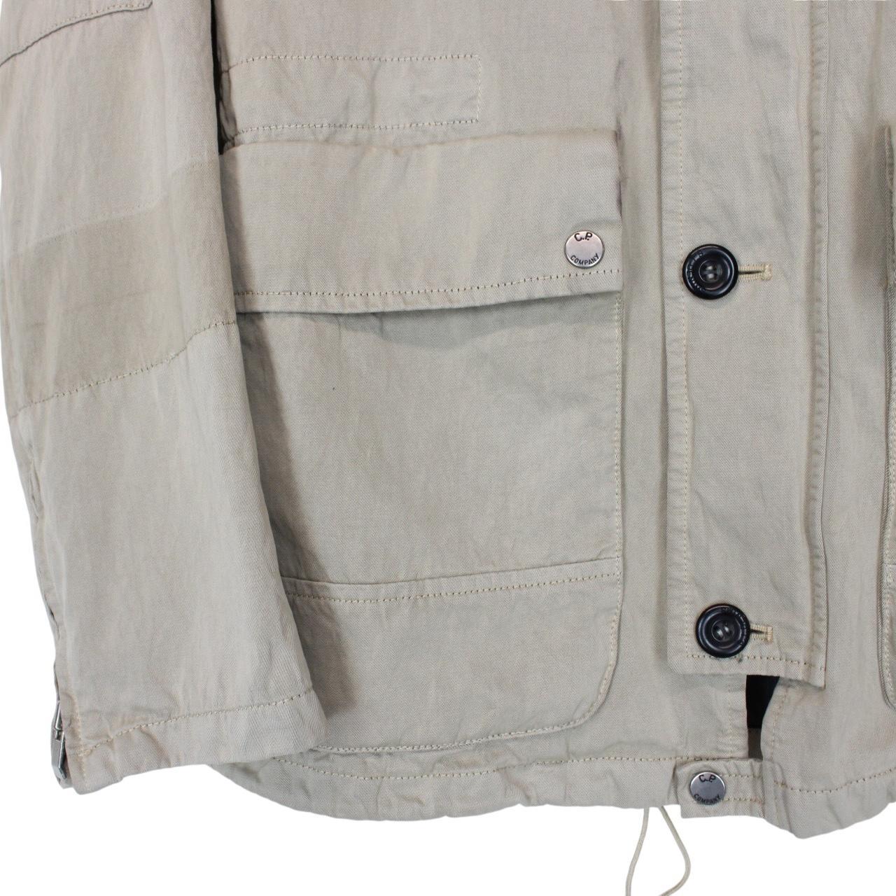 CP Company SS 2009 Mille Miglia Beige Cotton/Nylon Goggle Jacket