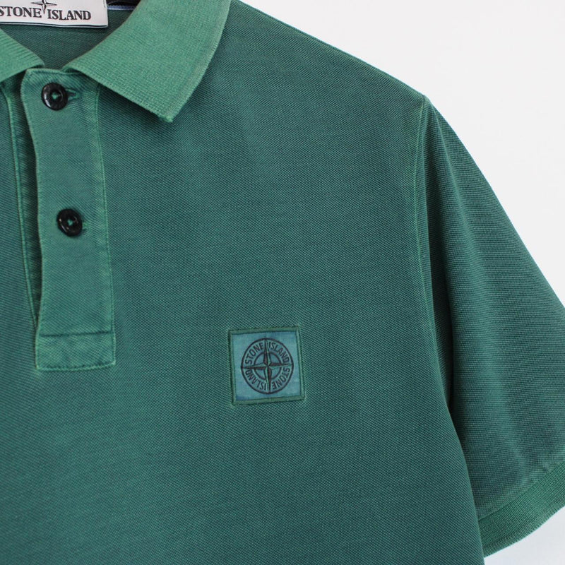 Stone Island SS 2015 Green Short Sleeve Compass Polo Shirt