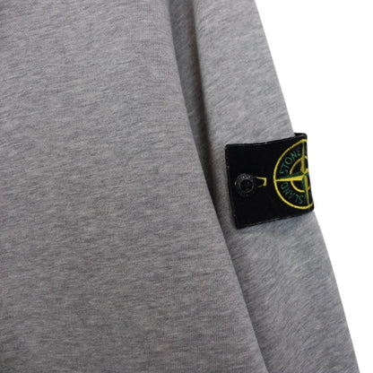 Stone Island AW 2021 Grey Cotton Sweatshirt Jumper