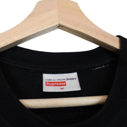 Supreme x Comme des Garçons 2018 Black and White Box Logo Short Sleeve T-Shirt