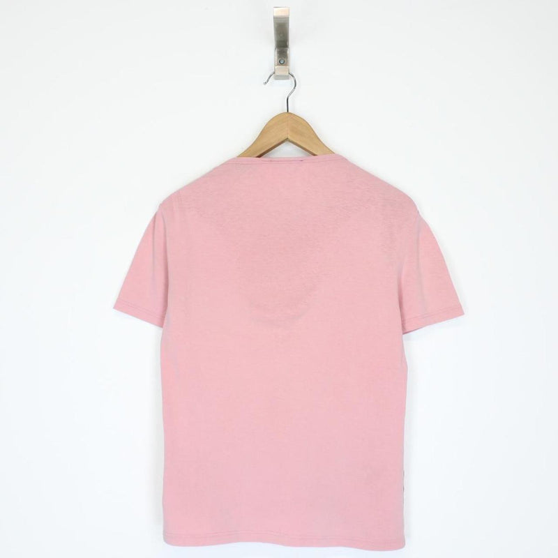 Vintage 90s Fendi Pink Zucca Monogram Short Sleeve Top
