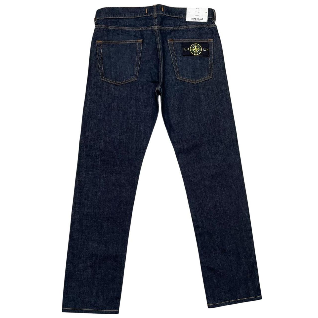 Stone Island AW 2015 Navy Blue Slim Fit Denim Jeans