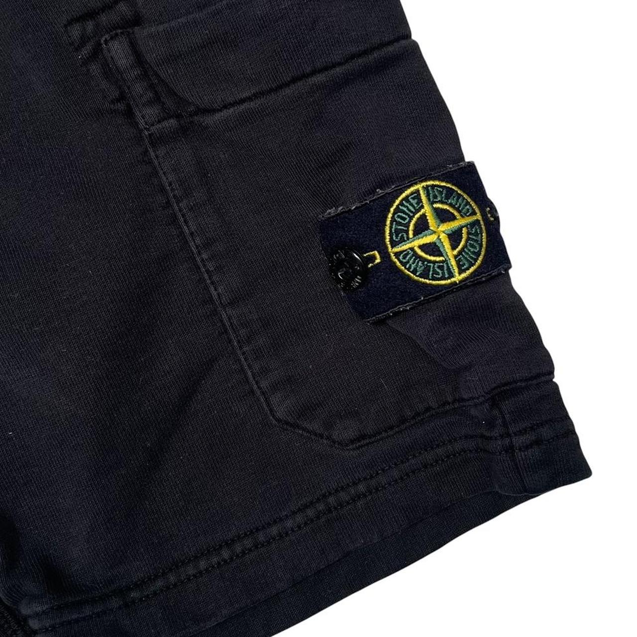 Stone Island SS 2020 Black Cotton Jogger Shorts