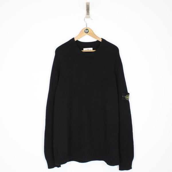 Stone Island AW 2019 Black Wool Knit Jumper