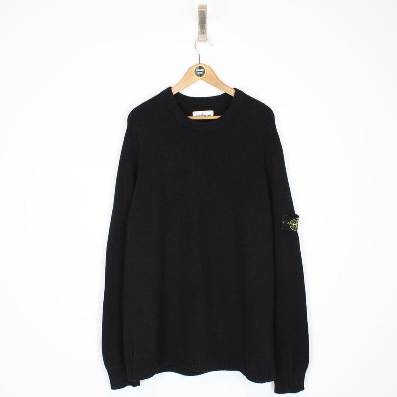 Stone Island AW 2019 Black Wool Knit Jumper