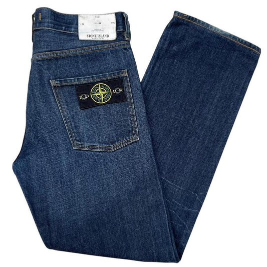 Stone Island SS 2011 Navy Blue RE-T Fit Denim Jeans