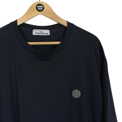 Stone Island Navy Blue Short Sleeve Compass T-Shirt