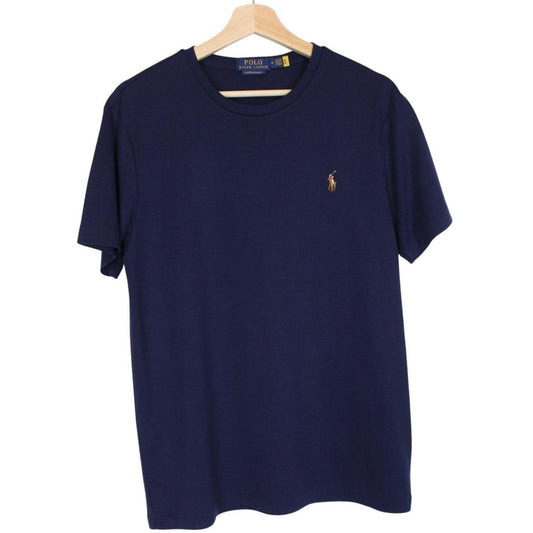 Polo Ralph Lauren Navy Blue Short Sleeve Pima Cotton T-Shirt