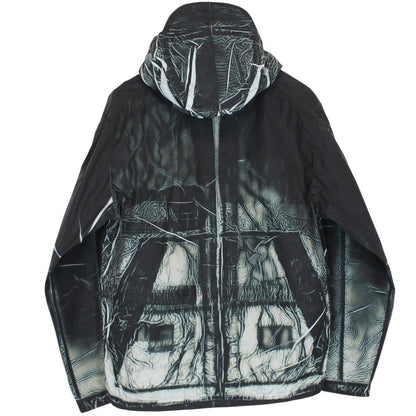 CP Company Metropolis Series Black Tracery Full Zip Lens Hooded Jacket