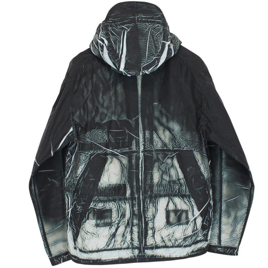 CP Company Metropolis Series Black Tracery Full Zip Lens Hooded Jacket