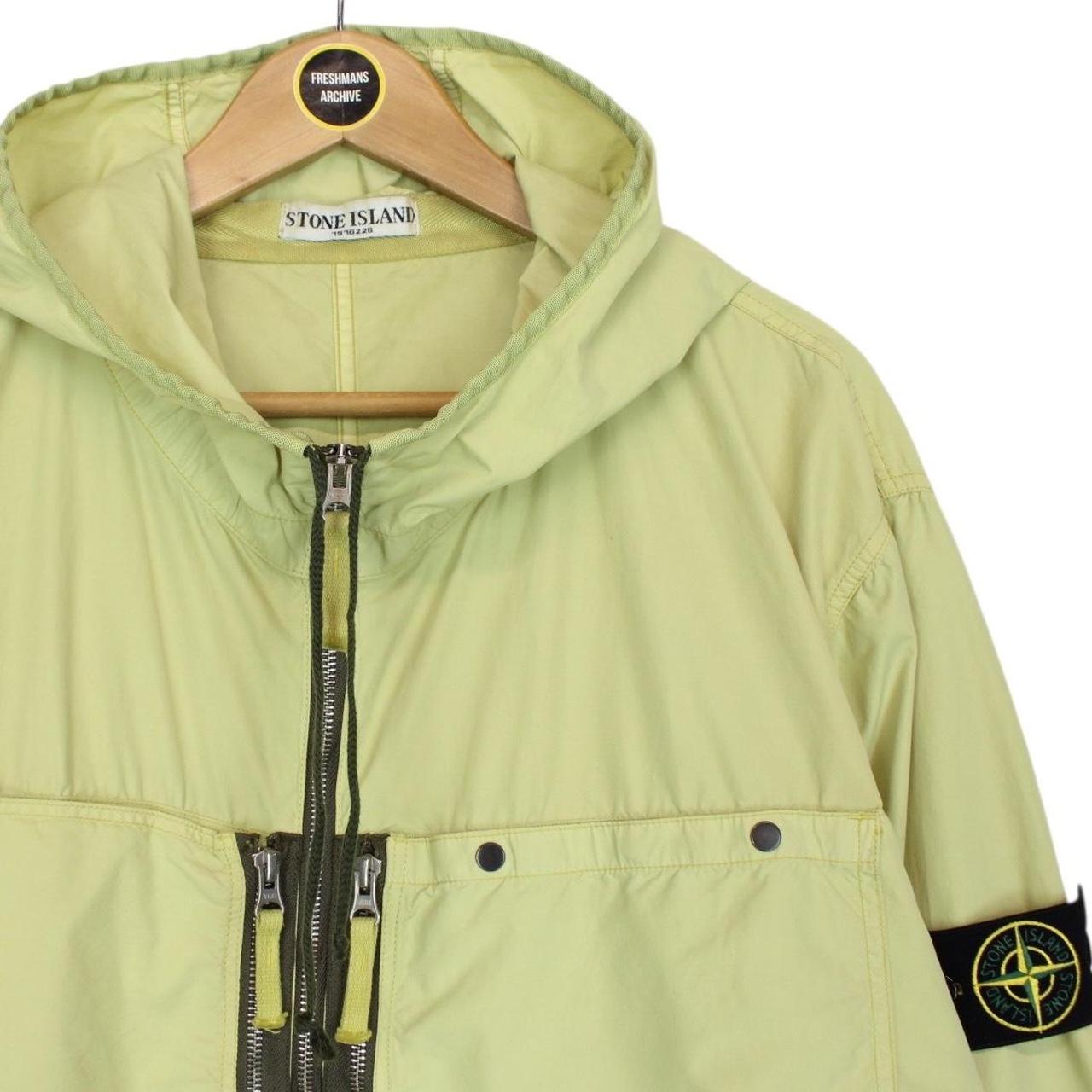 Stone Island SS 2010 Green Spalmultra Nylon/Cotton Hooded Jacket