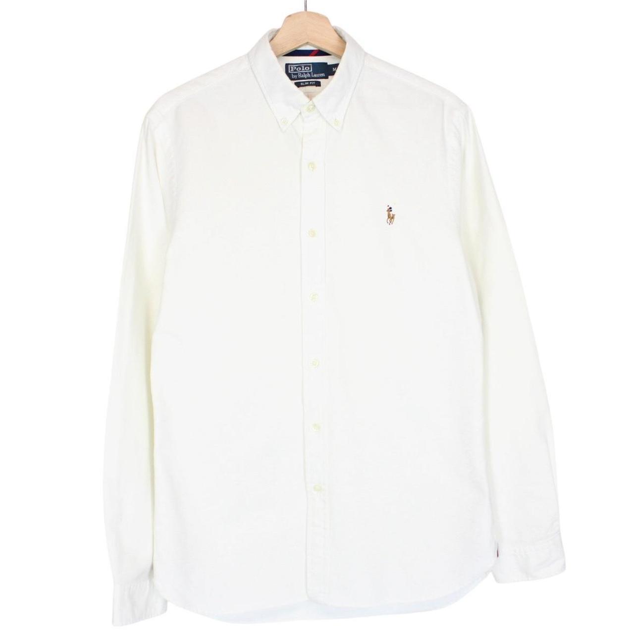 Polo Ralph Lauren White Long Sleeve Cotton Oxford Shirt