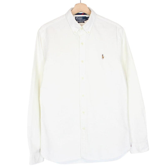 Polo Ralph Lauren White Long Sleeve Cotton Oxford Shirt