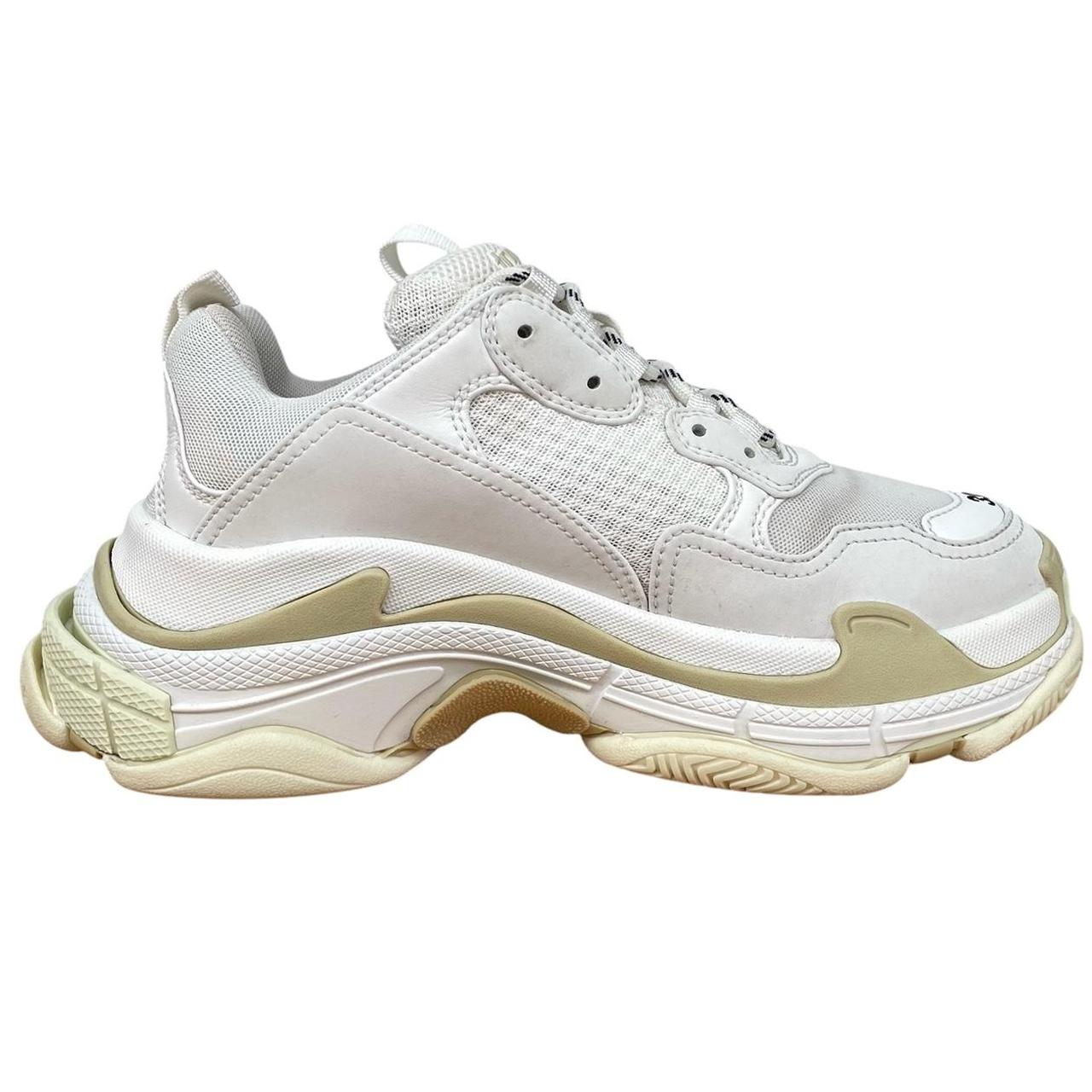 Balenciaga Triple S White Mesh Trainers