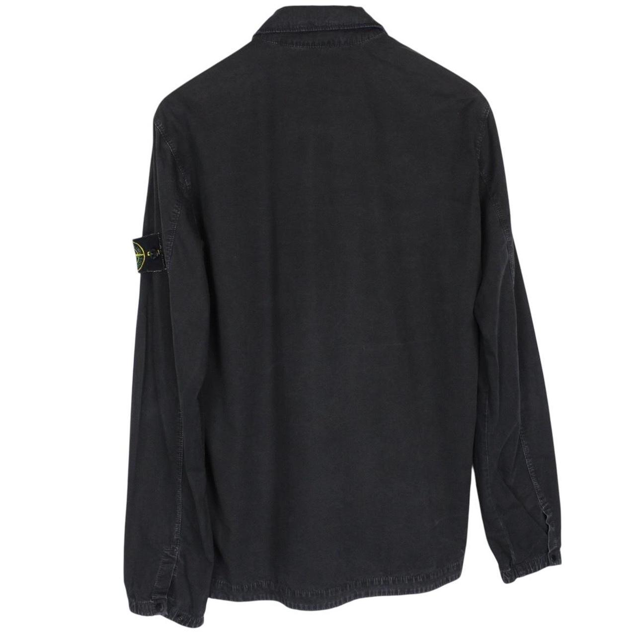 Stone Island AW 2020 Black Full Zip Cotton Overshirt Jacket