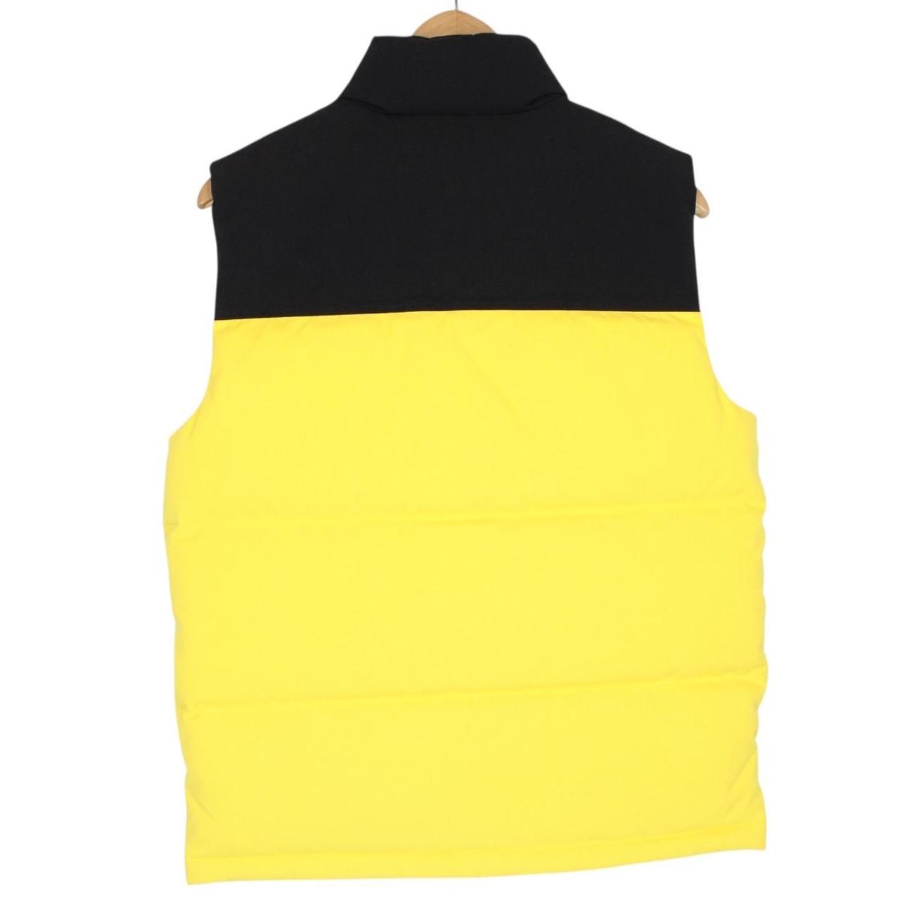Gucci x The North Face Yellow and Black Full Zip Down Gilet