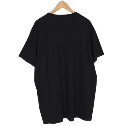 Burberry Monogram Motif Black and White Cotton Short Sleeve T-Shirt