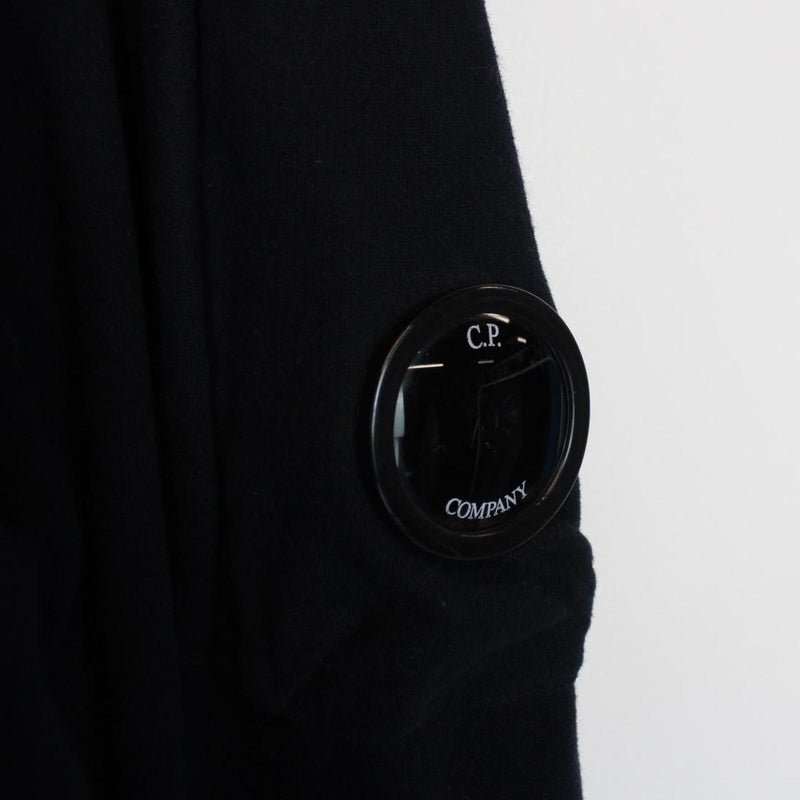 CP Company Navy Blue Full Zip Lens Sweatshirt Jumper