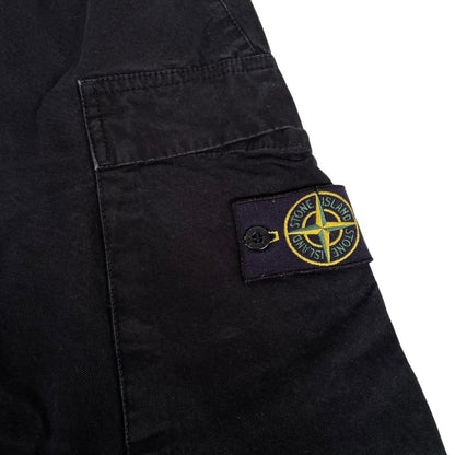 Stone Island AW 2014 Black RE-T Fit Cargo Trousers