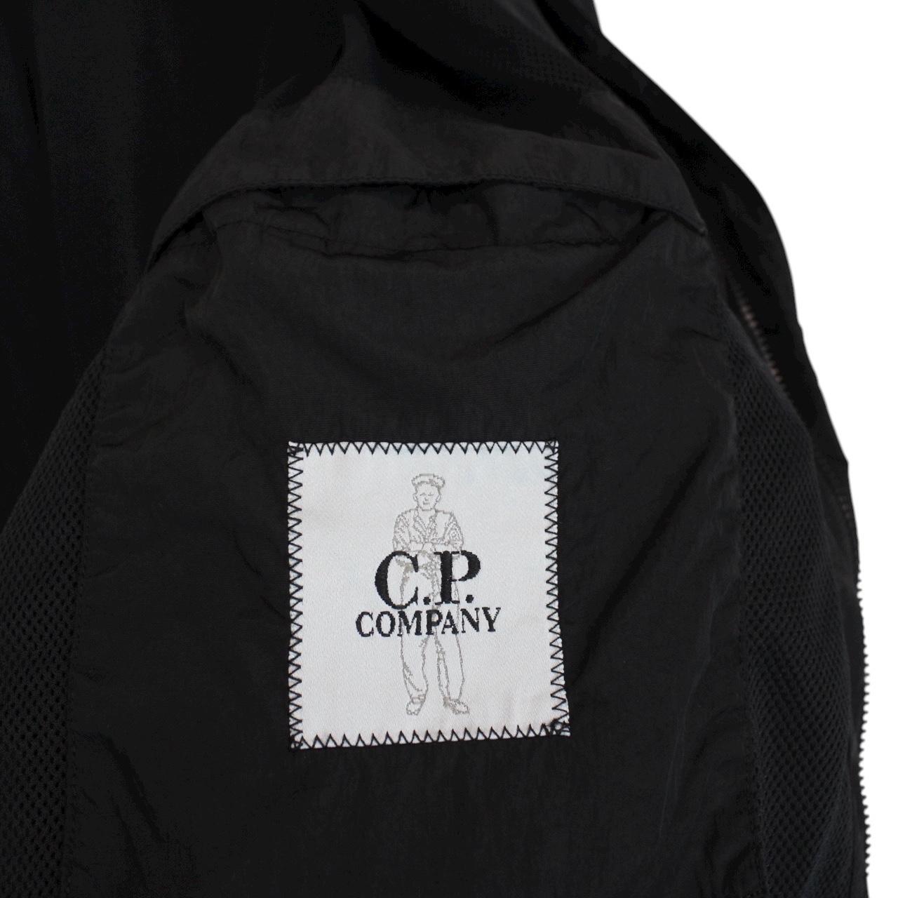 CP Company Black Chrome-R Nylon Full Zip Lens Overshirt Jacket
