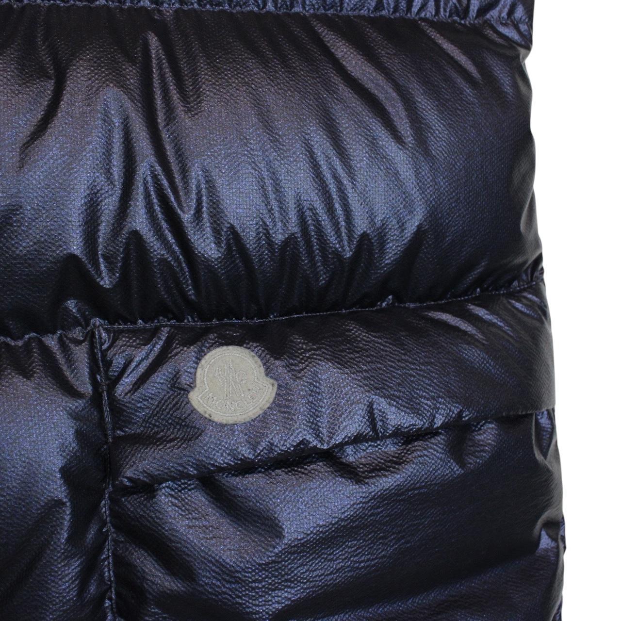 Moncler 2 Genius 1952 Metallic Navy Blue Idir Down Gilet / Bodywarmer