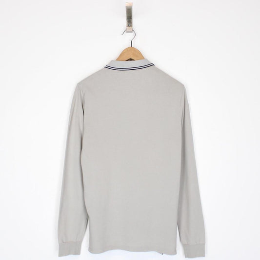 Stone Island AW 2016 Grey Long Sleeve Compass Polo Shirt