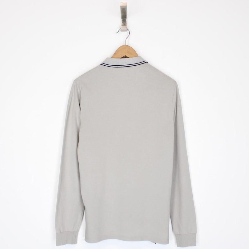Stone Island AW 2016 Grey Long Sleeve Compass Polo Shirt
