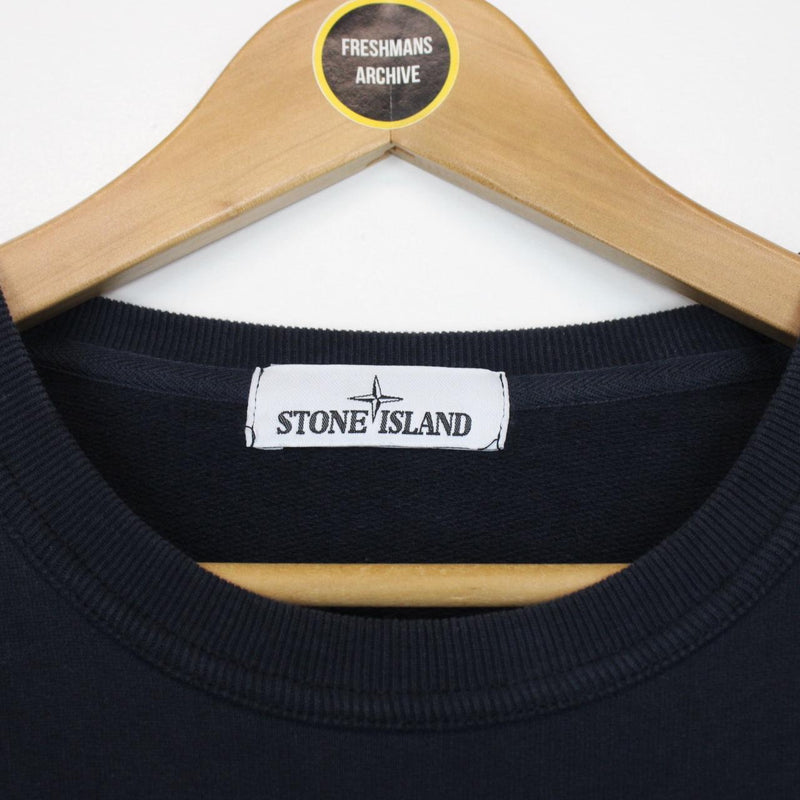 Stone Island AW 2016 Navy Blue Cotton Sweatshirt Jumper