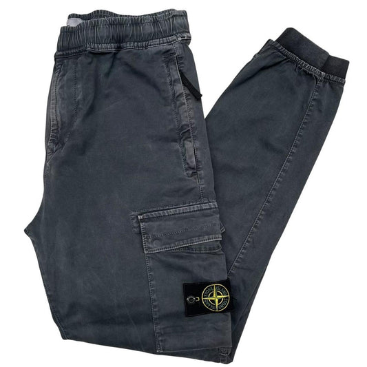 Stone Island AW 2020 Dark Grey RE-T Fit Cargo Trousers