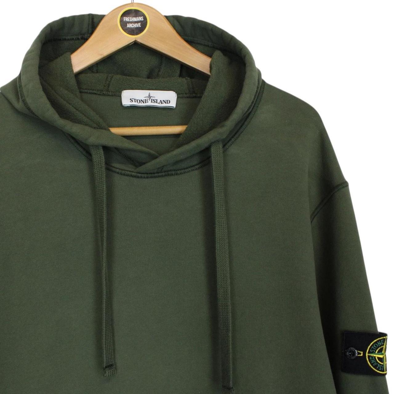 Stone Island AW 2020 Green Cotton Hoodie Jumper