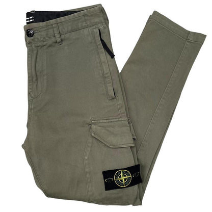 Stone Island SS 2020 Green RE-T Fit Cargo Trousers