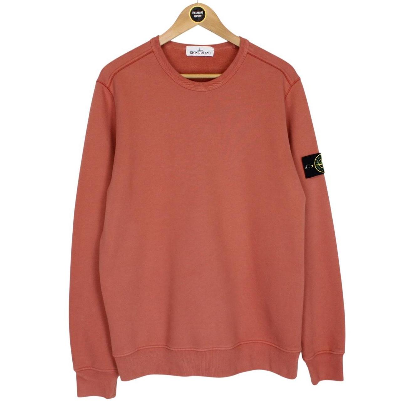 Stone Island AW 2019 Orange Cotton Sweatshirt Jumper