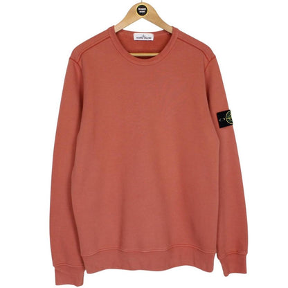 Stone Island AW 2019 Orange Cotton Sweatshirt Jumper
