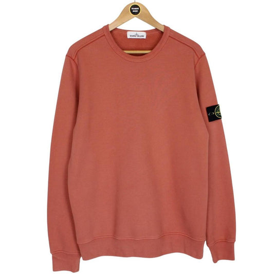 Stone Island AW 2019 Orange Cotton Sweatshirt Jumper