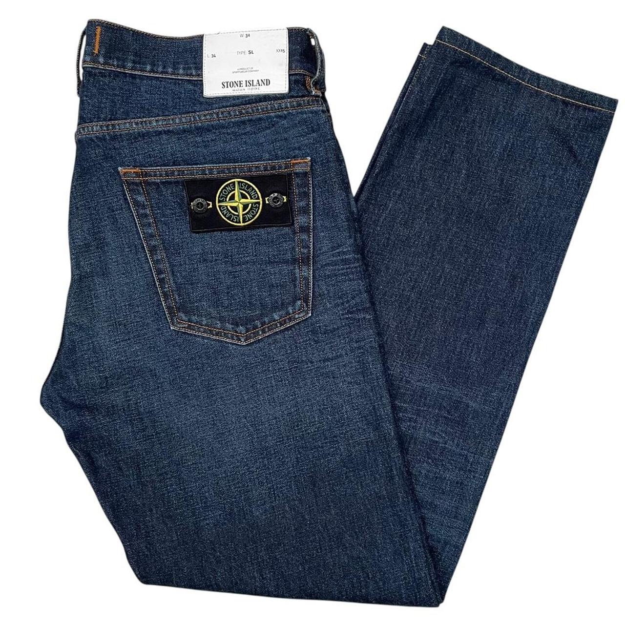 Stone Island SS 2016 Navy Blue Slim Fit Denim Jeans