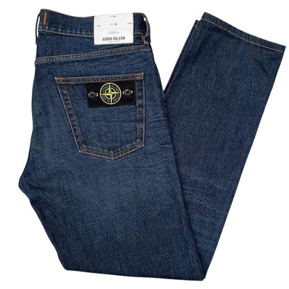 Stone Island SS 2016 Navy Blue Slim Fit Denim Jeans