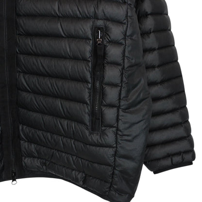 Stone Island AW 2023 Black Loom Woven Chambers R-Nylon Down Jacket