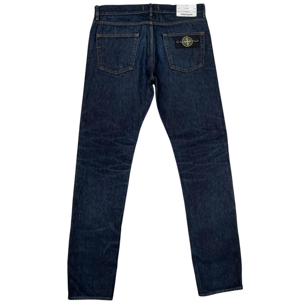 Stone Island AW 2018 Navy Blue Slim Fit Denim Jeans
