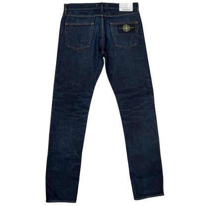 Stone Island AW 2018 Navy Blue Slim Fit Denim Jeans